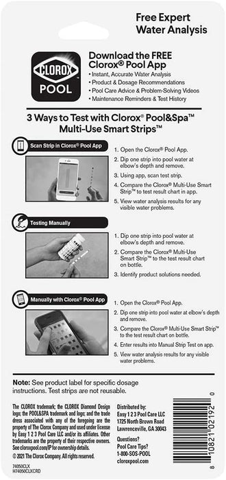 Clorox Pool & Spa 50 Multi-Use Smart Strips , 50 ct