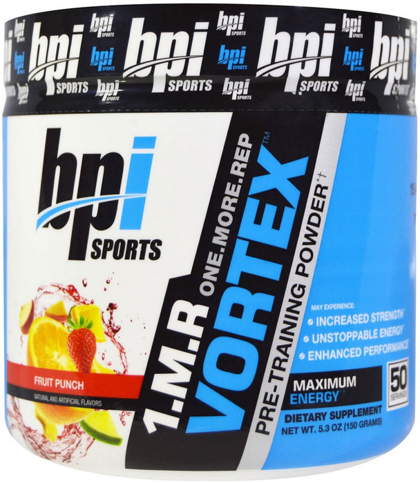 BPI Sports 1.M.R. Vortex Pre-Training Powder, Fruit Punch, 150 gr