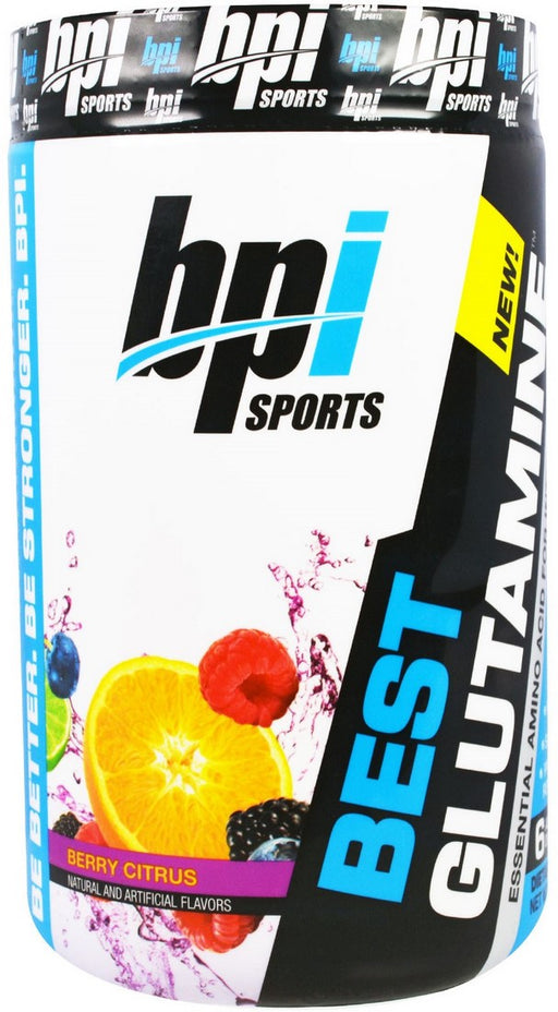 BPI Sports Best Glutamine Essential Amino Acid for intense Training, Pberry Citrus, 400 gr