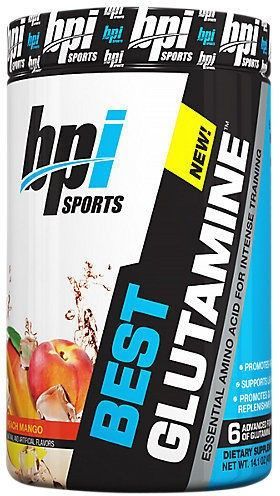 BPI Sports Best Glutamine Essential Amino Acid for Intense Training, Peach Mango, 400 gr