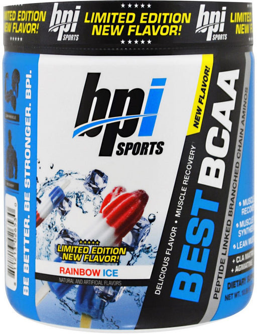 BPI Sports Best BCAA Peptide Linked Branched Chain Aminos, Rainbow Ice , 300 gr