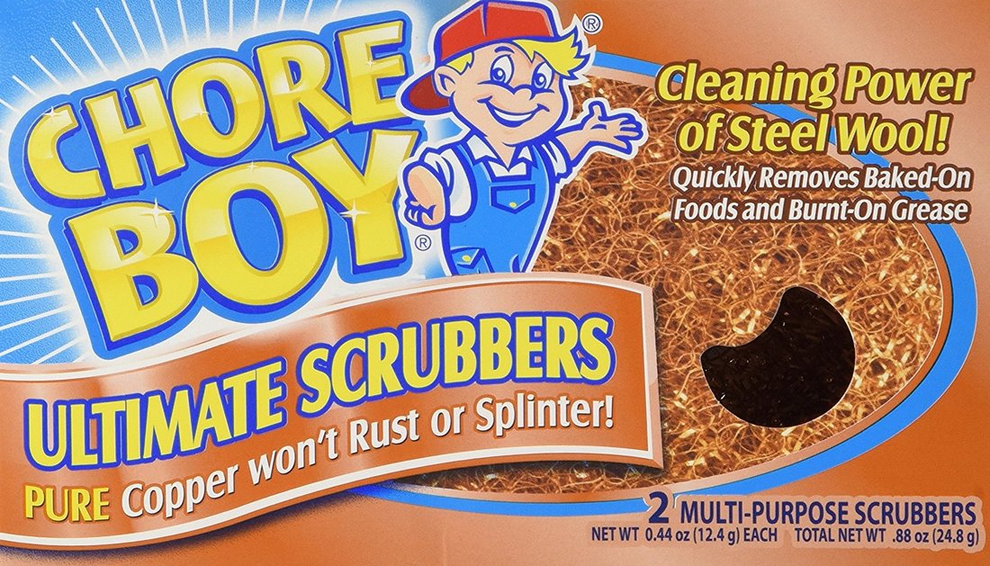 Chore Boy Copper Scrubbers, 2 ct