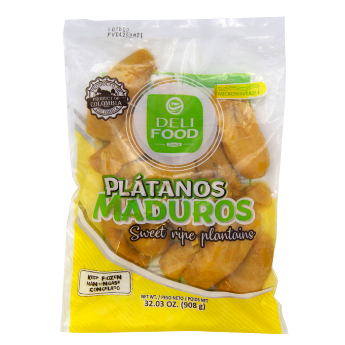 Deli Food Frozen Sweet Ripe Plantains, 32.03 oz