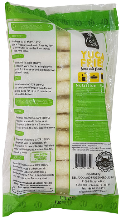 Deli Food Yuca Fries, 454 gr (16 oz)