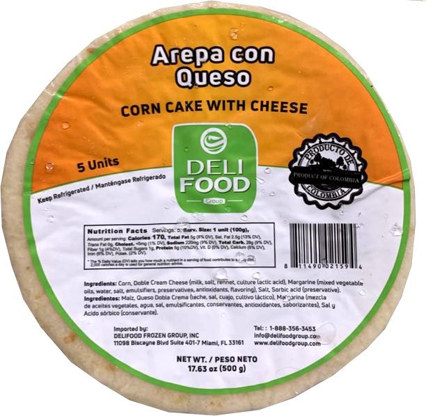 Deli Food Corn Cake With Cheese , 5 ct