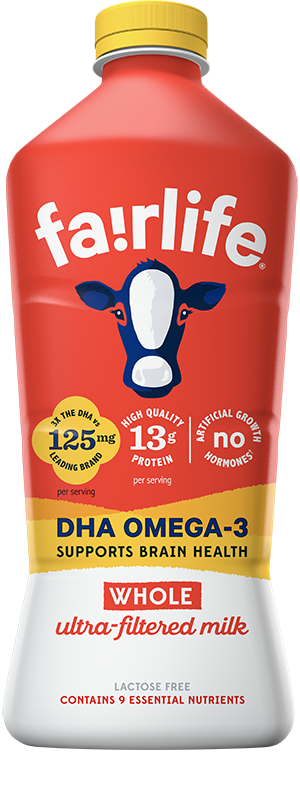 Fairlife Omega-3 Whole Ultra-Filtered Milk , 52 oz