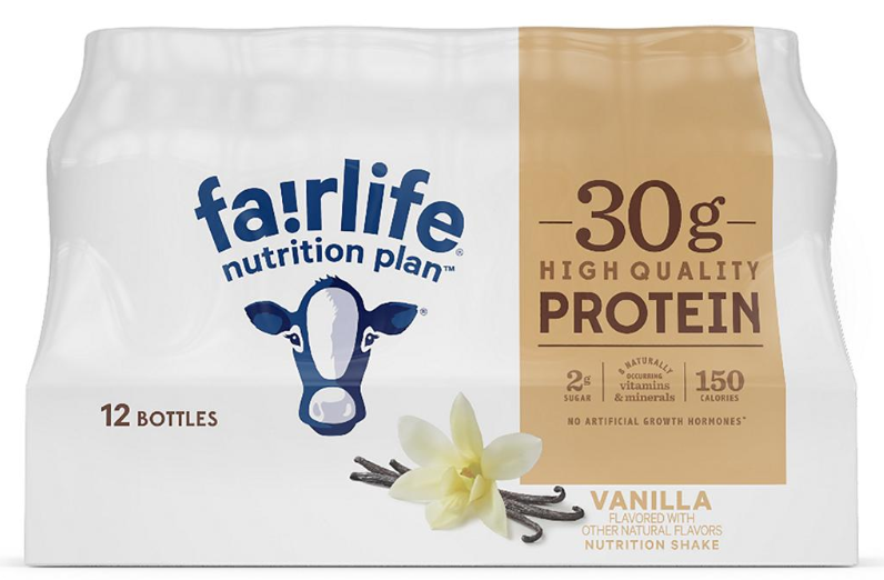 Fairlife Nutrition Plan High Protein Shake, Vanilla, 12 x 11.5 oz