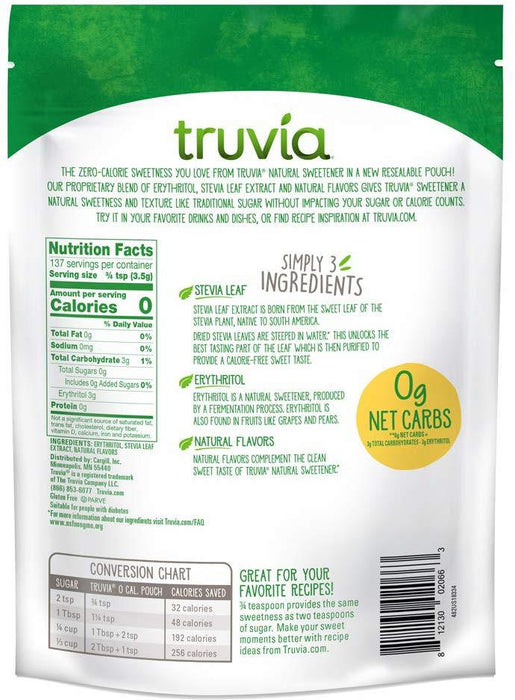 Truvia Calorie-Free Sweetener, 482 gr