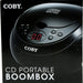 Coby CD Portable Boom Box with MP3 and AM/FM Radio, 