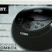 Coby CD Portable Boom Box with MP3 and AM/FM Radio, 