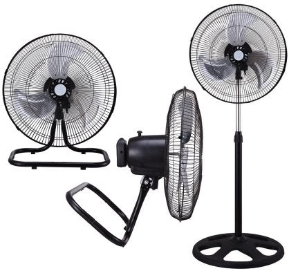 Brentwood Kool Zone 3-in-1 Industrial Fan, 18 inch, 