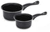 Brentwood 2-Piece Carbon Steel Sauce Pan Set, Black, Model #BSP-1620