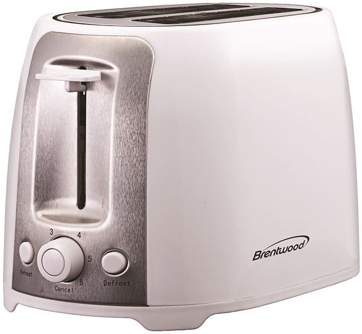 Brentwood Cool Touch 2-Slice Extra Wide Slot Toaster, White, Model #TS-292W