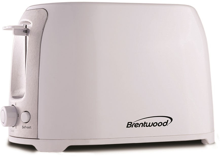 Brentwood Cool Touch 2-Slice Extra Wide Slot Toaster, White, Model #TS-292W