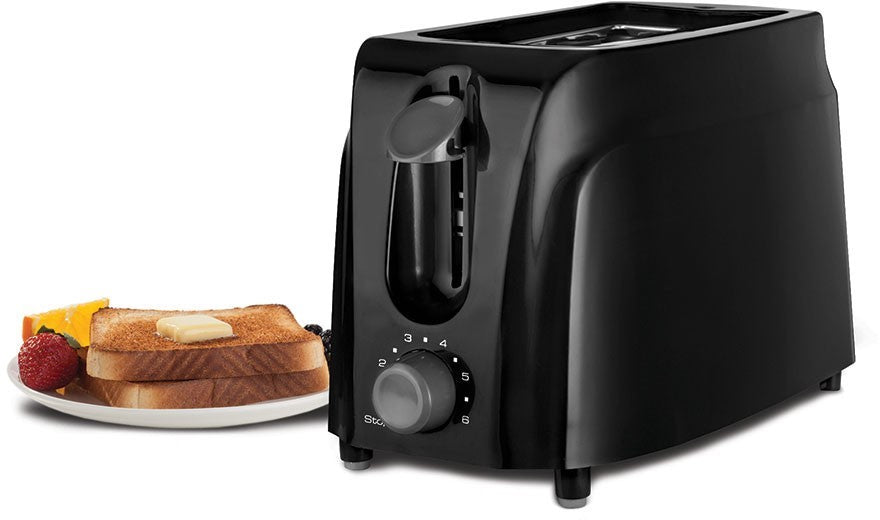 Brentwood Cool Touch 2-Slice Toaster, Black, Model #TS-260B