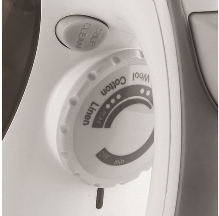 Brentwood Steam Iron with Auto Shut-Off, White, Model #MPI-90W