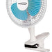 Brentwood Kool Zone White Clip Desk Fan, 6 inch, Model # F-621W