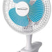 Brentwood Kool Zone White Clip Desk Fan, 6 inch, Model # F-621W