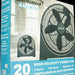 Brentwood Kool Zone High-Velocity Power Fan, 20 inches, 3 speeds, 