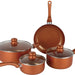 Brentwood 7-Piece Non-Stick Copper Cookware Set, Model #BPS-107C 