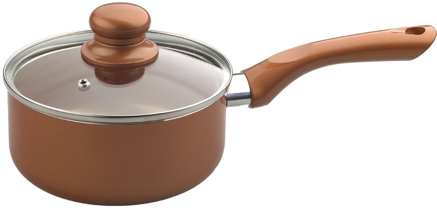 Brentwood 7-Piece Non-Stick Copper Cookware Set, Model #BPS-107C 