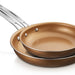 Brentwood 2-Piece Non-Stick Induction Copper Pan Set, 20-26 cm, Model #BFP-2810C