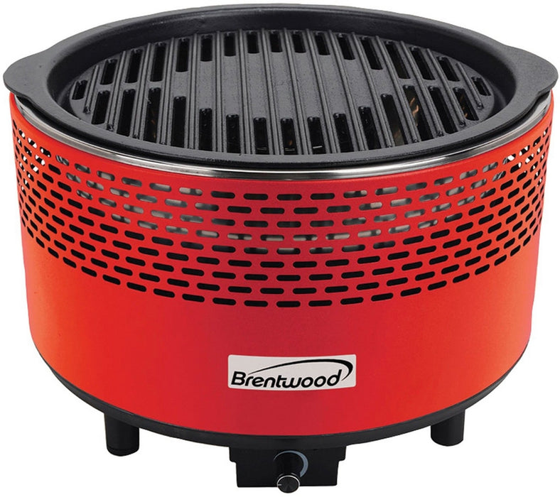 Brentwood BBF-21R Non-stick Smokeless Portable BBQ Red, 1 ct