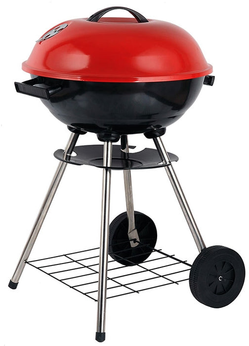 Brentwood Portable Charcoal BBQ Grill Red, 17 inch