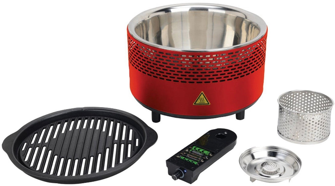 Brentwood BBF-21R Non-stick Smokeless Portable BBQ Red, 1 ct