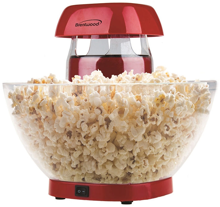 Brentwood PC-490R Jumbo Hot Air Popcorn Maker Red, 24 cups