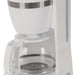 Brentwood 10-Cup Digital Coffee Maker, White, 800 W