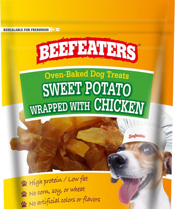 Beefeaters Sweet Potato Wrapped with Chicken Dog Treats, 340 gr