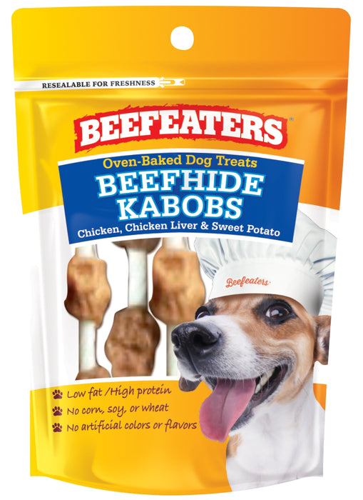 Beefeaters Beefhide Kabobs Dog Treats, 369 gr