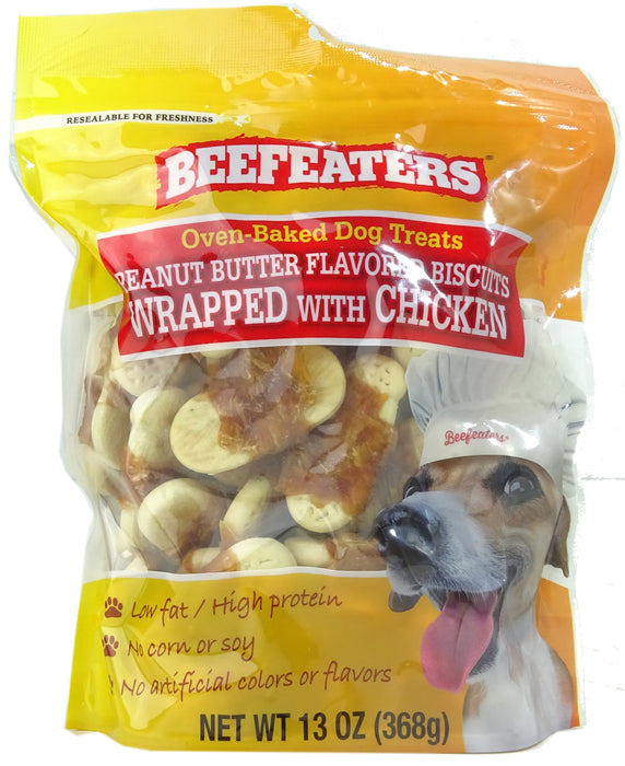 Beefeaters Biscuits Wrapped with Chicken Dog Treats, 369 gr