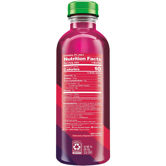 Bai Boost Buka Black Raspberry Antioxidant Infused Beverage, 18 oz