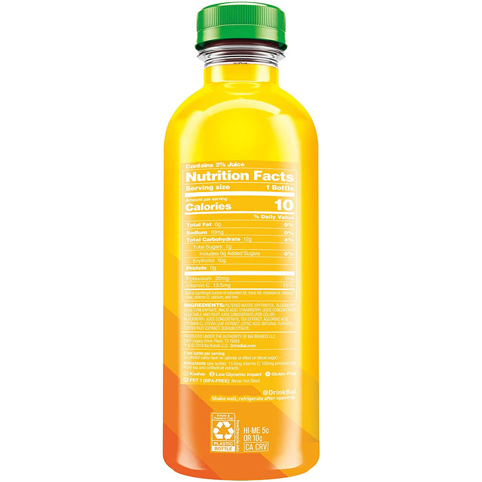 Bai Boost Togo Tangerine Citrus Antioxidant Infused Beverage, 18 oz