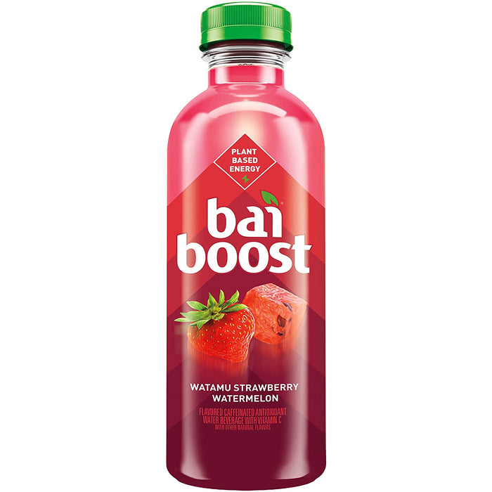 Bai Boost Watamus Strawberry Watermelon Antioxidant Infused Beverage, 18 oz