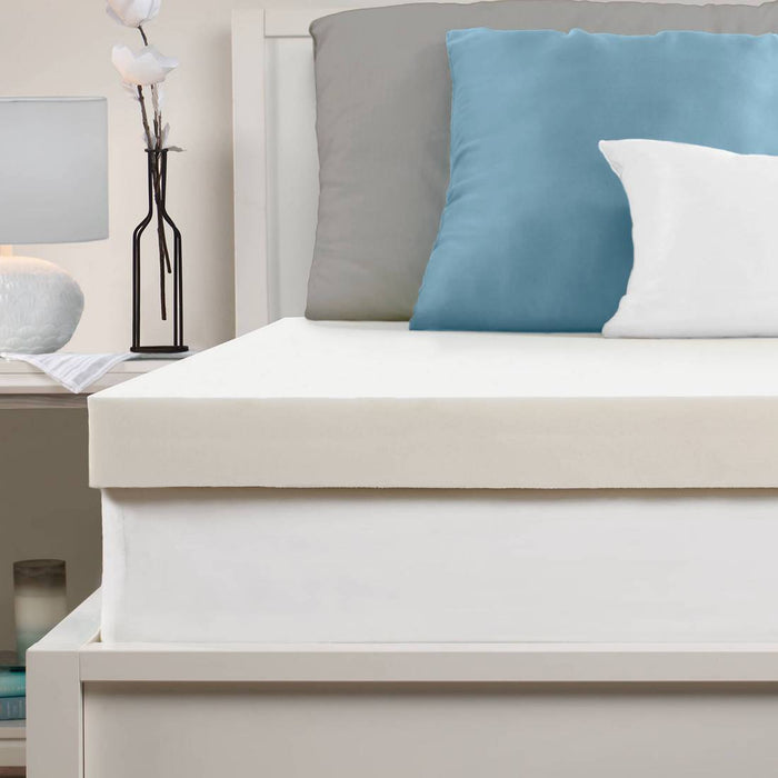 Sealy 3 Inch Memory Foam Mattress Topper, King Size