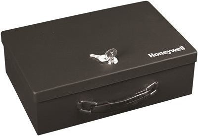 Honeywell Fire-Resistant Key Lock Security Box, 11.7 x 7.4 x 3.5 inch