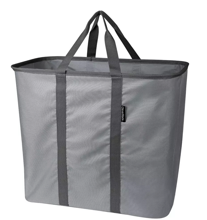 Clevermade Collapsible Laundry Caddy, Charcoal/Gray Color, 2-Pack , 2 ct