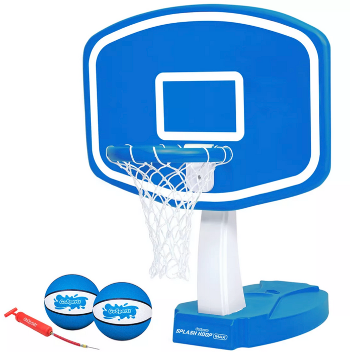 GoSports Splash Hoop Max Pool Basketball Hoop, Includes Two Premium Wa ...