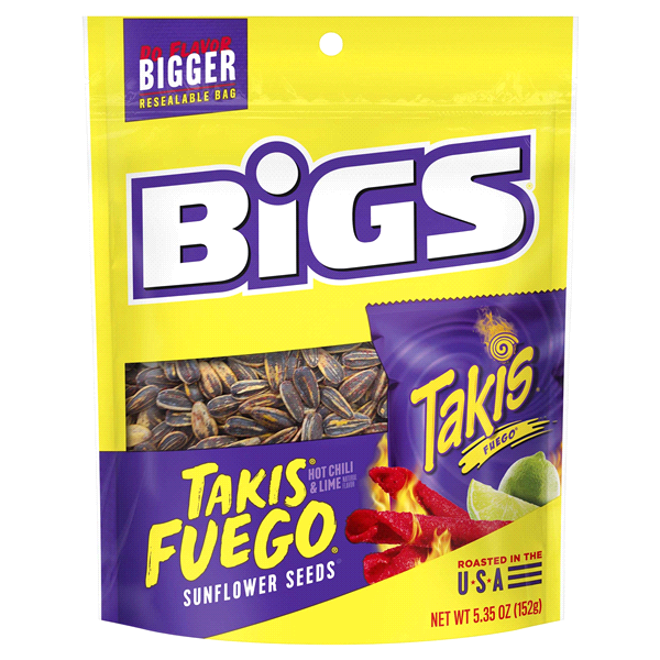 Bigs Takis Fuego Sunflower Seeds, 5.35 oz