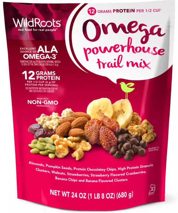 Wild Roots Omega Powerhouse Trail Mix, 24 oz