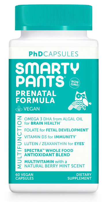 SmartyPants PHD Prenatal Formula Capsule Vitamins, 60 ct