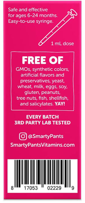 SmartyPants Baby Multi & DHA Vitamin, 30 ml