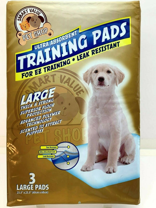 Smart Value Large Training Pads For Pets , 3 ct