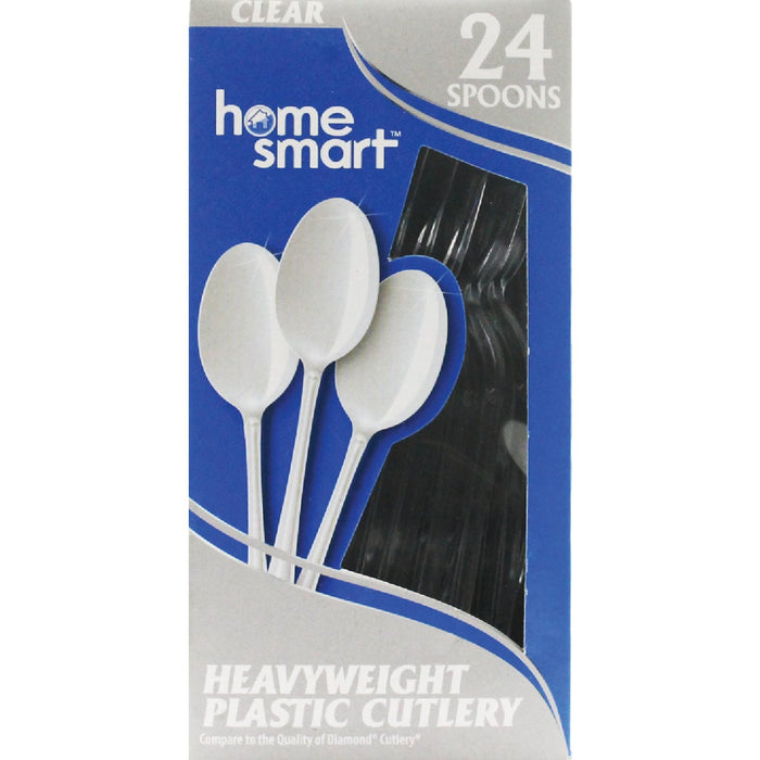 Home Smart Heavyweight Plastic Cutlery , 24 ct