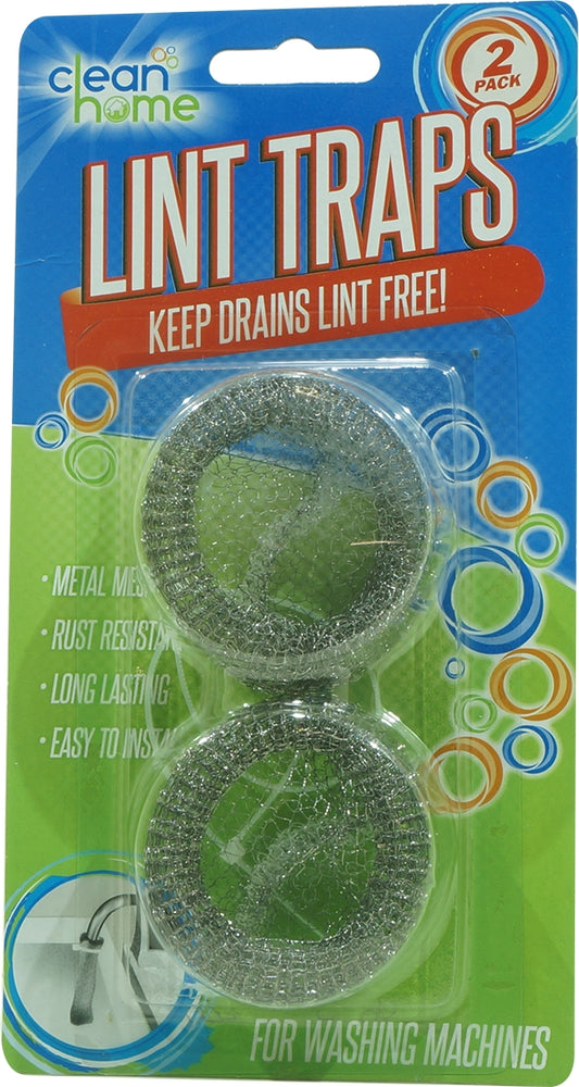 Clean Home Lint Traps for Washing Machines, 2 ct