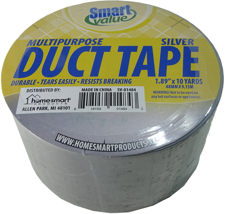 Smart Value  Silver Duct Tape, 9.15 m, 24 ct