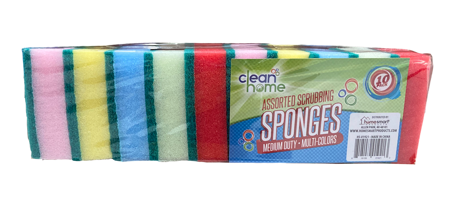 Clean Home Scrubbing Sponges , 10 ct